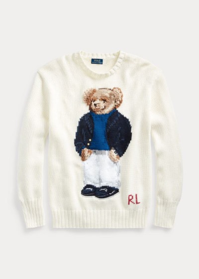 Women's Polo Ralph Lauren Polo Bear Crewneck Sweater | 456970MCD